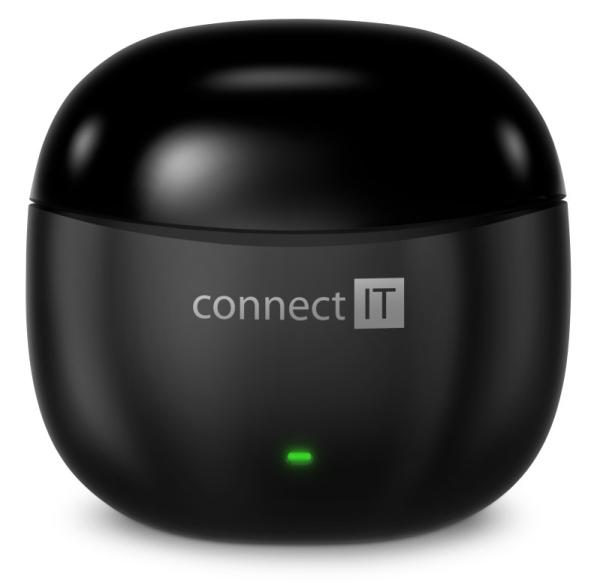 CONNECT IT Sluchátka True Wireless SonicBass, špunty do uší s mikrofonem, Bluetooth, černá3