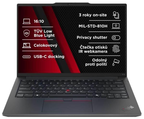 LENOVO NTB ThinkPad E14 AMD G6 - Ryzen5 7535HS, 14" WUXGA, 16GB, 512SSD, IRcam, W11H