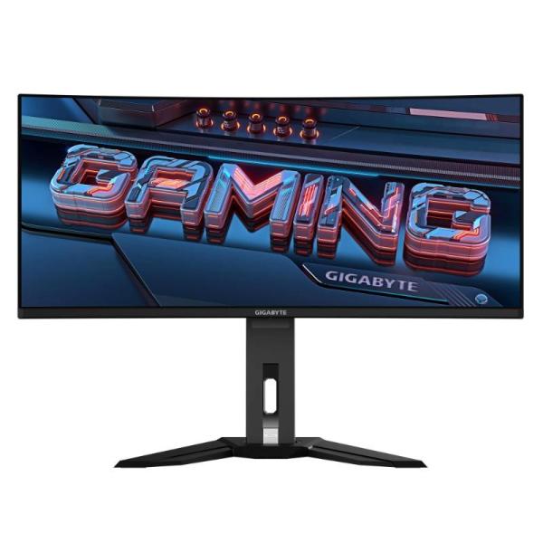 GIGABYTE LCD - 34" Gaming monitor MO34WQC, OLED, 3440 x 1440 WQHD, 175Hz, 1.5M:1, 250cd m2, 0.03ms, 2xHDMI, 1xDP2