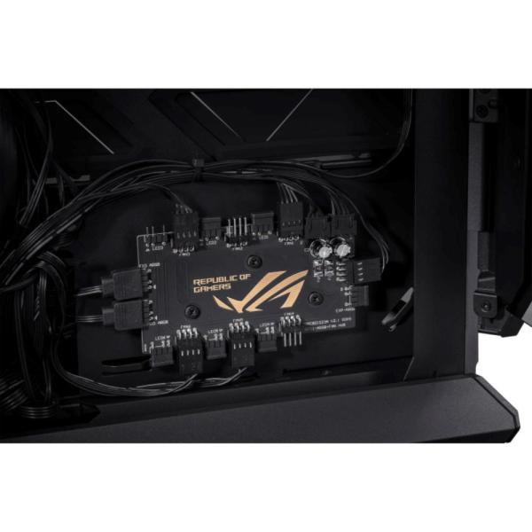 ASUS case ROG HYPERION (GR701) BTF, Big Tower, průhledná bočnice, 4x 140mm Fan, černá12