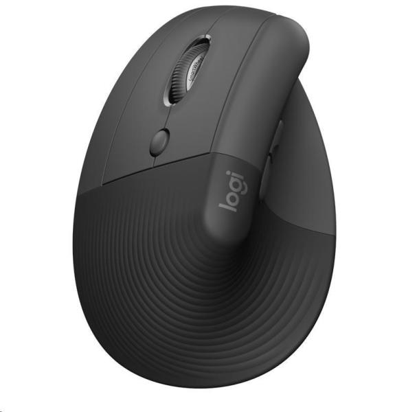 BAZAR - Logitech Lift Left Vertikální ergonomická myš pro leváky,  graphite/  black - rozbaleno