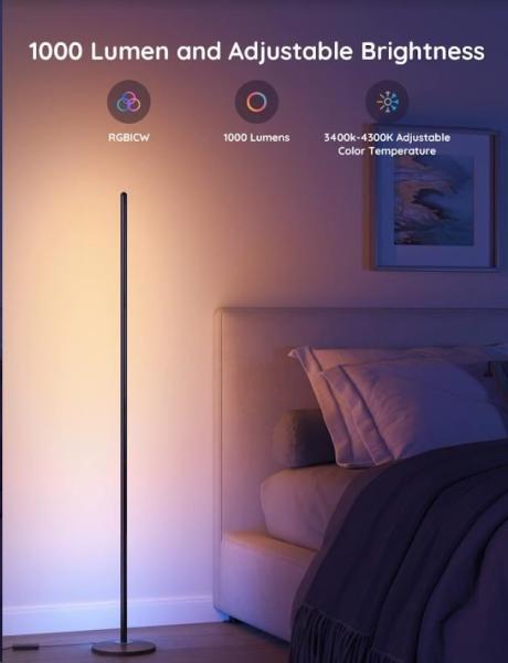 BAZAR - Govee RGBICW Smart Corner Floor Lamp - pošk. obal7