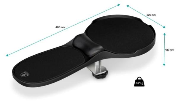 CONNECT IT Loketní opěrka ArmRest PRO For Health, Šedá3