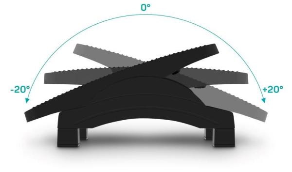 CONNECT IT Podložka pod nohy DoubleLegPad PRO For Health, černá4