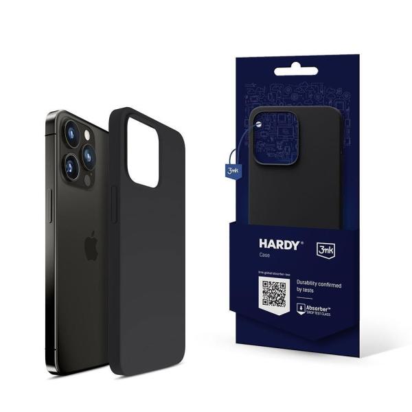 3mk Hardy Silicone MagCase pro Apple iPhone 16, Graphite