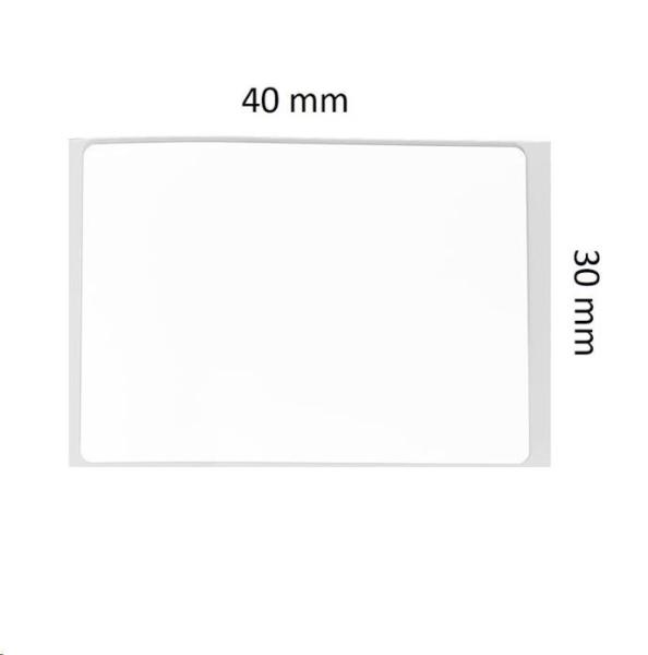 Niimbot štítky R 40x20mm 320ks Bílé pro B21, B21S, B3, B1S1