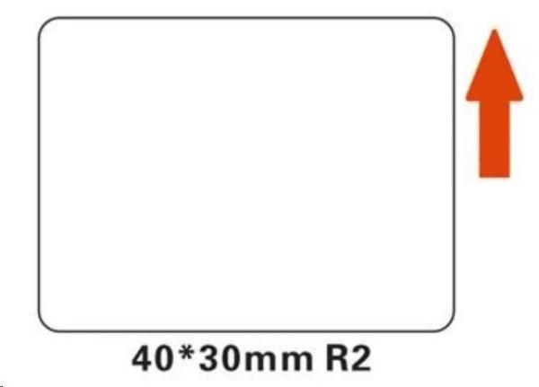 Niimbot štítky R 40x20mm 320ks Bílé pro B21, B21S, B3, B1S5