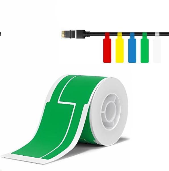 Niimbot štítky na kabely T 25x76mm 200ks Zelené pro B21, B21S, B3, B1S