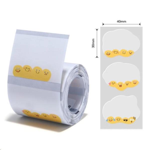 Niimbot štítky T 41x31mm 220ks Emoji pro B21,  B21S,  B3,  B1S