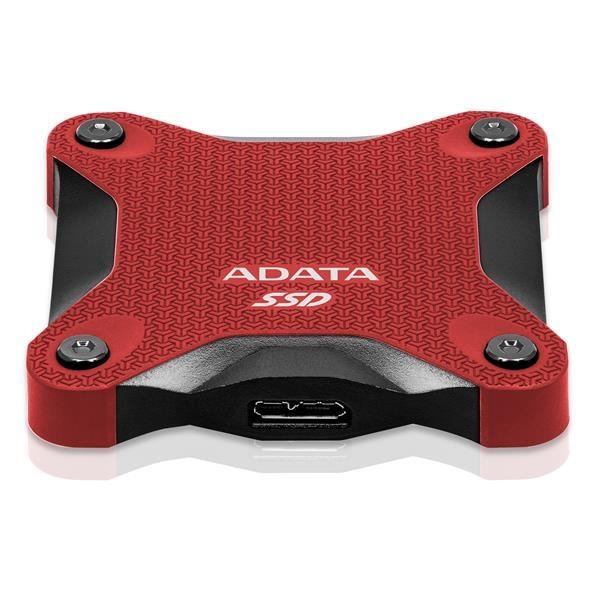 ADATA Externí SSD 1TB SD620, USB Micro-B, USB 3.2 Gen 2, R:520/W:460MB/s, červená3