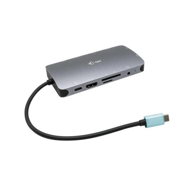 i-tec USB-C Metal Nano Dock HDMI/ VGA with LAN + Power Delivery 100W + Charger 100W (bundle)