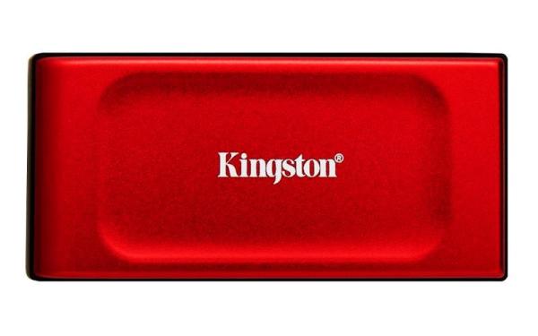 Kingston Externí SSD 1TB XS1000,  USB 3.2,  červená