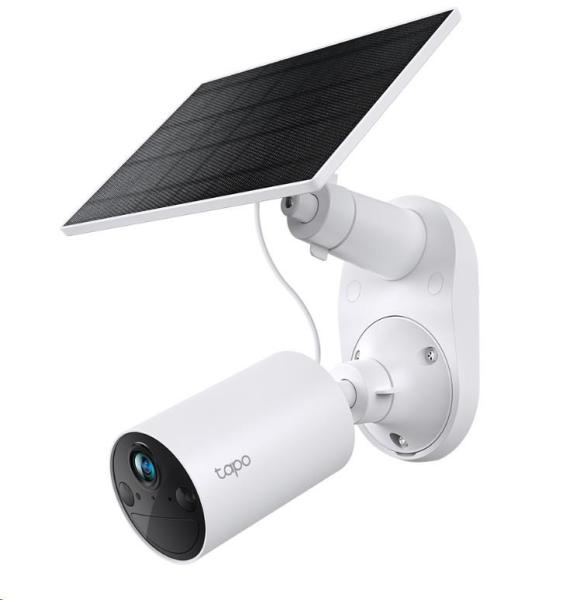 TP-Link Tapo C410 KIT venkovní kamera,  solární panel (3MP,  2K QHD,  1296p,  IR 9m,  WiFi,  micro SD card,  IP65)1