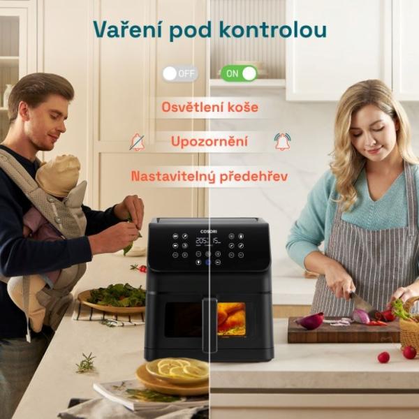 Cosori P653 PREMIUM II Plus Chef edition 6, 2l horkovzdušná fritéza15