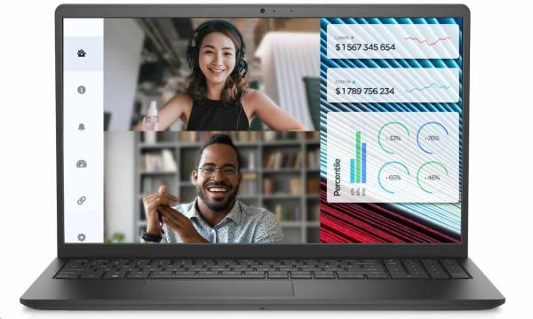 Dell Vostro 3520/i5-1235U/8GB/512GB SSD/15.6" FHD/Intel UHD/FgrPr/3 Cell/65W/WLAN/Backlit Kb/W11 Pro/3Y ProSpt