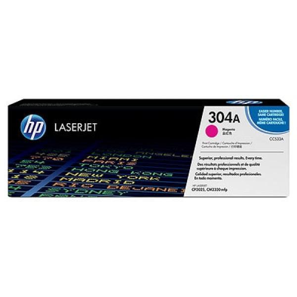 HP 304A Magenta LJ Toner Cart,  CC533A (2, 800 pages)