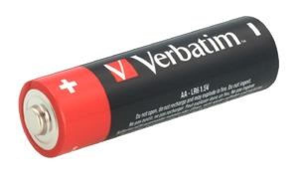 VERBATIM Alkalické baterie AA,  4 PACK , LR62