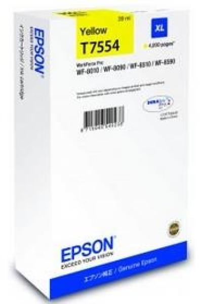 Atramentová kazeta EPSON WF-8xxx Series XL Yellow - 4000str. (39 ml)
