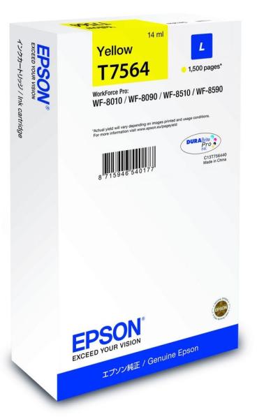 Epson atrament WF8000 series yellow L - 14ml