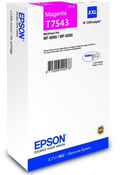 Atramentová kazeta EPSON WF-8xxx Series XXL Magenta - 7000str. (69 ml)