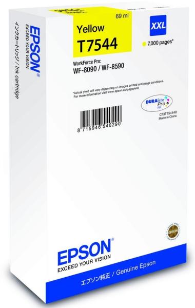 Atramentová kazeta EPSON WF-8xxx Series XXL Yellow - 7000str. (69 ml)