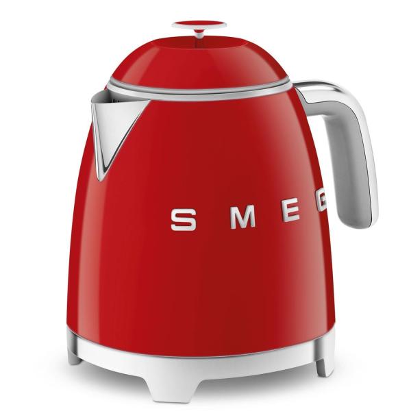 Smeg KLF05RDEU mini rychlovarná konvice,  0, 8 l /  3 šálky,  1400 W,  styl 50. let,  červená2