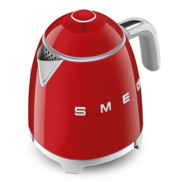 Smeg KLF05RDEU mini rychlovarná konvice,  0, 8 l /  3 šálky,  1400 W,  styl 50. let,  červená4