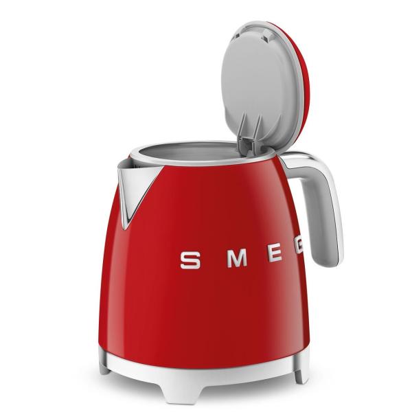 Smeg KLF05RDEU mini rychlovarná konvice,  0, 8 l /  3 šálky,  1400 W,  styl 50. let,  červená7