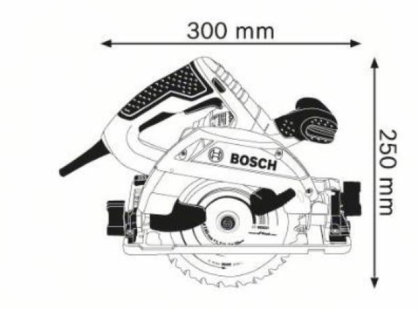 BOSCH GKS 55 + GCE ruční okružní pila1