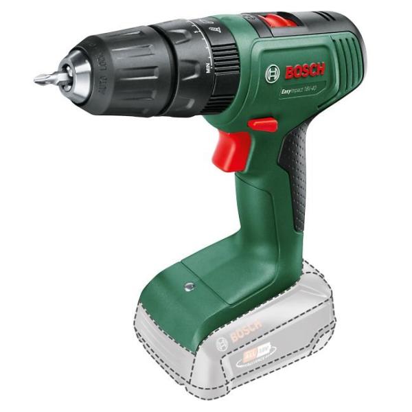 BOSCH EasyImpact 18V-40, akumulátorový dvourychlostní kombinovaný šroubovák, krouticí moment 40, 0 Nm