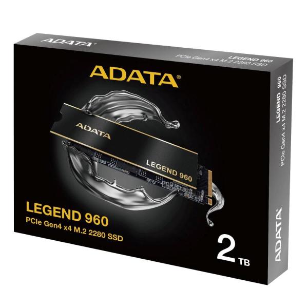 ADATA SSD 2TB LEGEND 960,  PCIe Gen4 x4,  M.2 2280,  (R:7400/  W:6800MB/ s)6