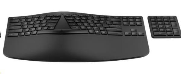 HP 960 Black Ergonomic Wireless Keyboard - bezdrátová ergonomická klávesnice CZ SK