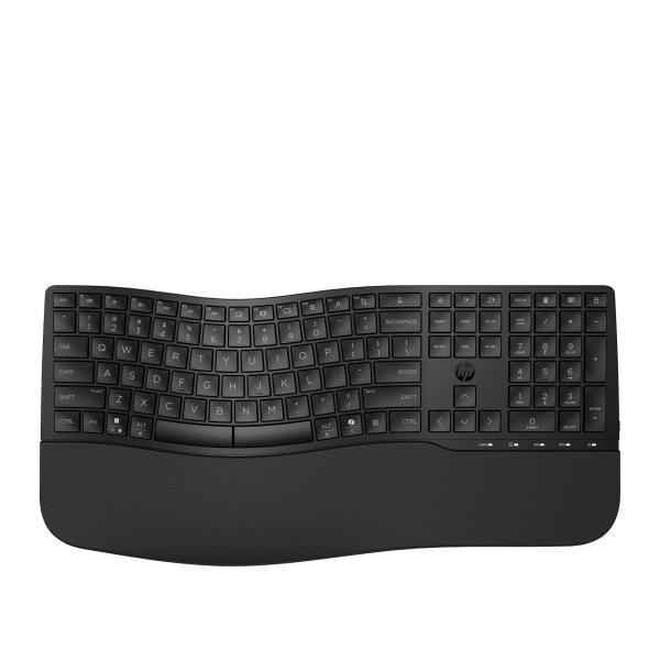 HP 680 Comfort Dual-Mode Keyboard- bezdrátová ergonomická klávesnice CZ/ SK1