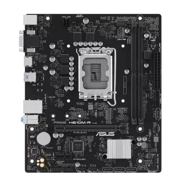 ASUS MB Sc LGA1700 PRIME H610M-R SI,  Intel H610,  2xDDR5,  1xHDMI,  1xDVI,  1xVGA,  mATX1