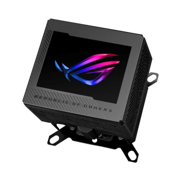 ASUS vodní blok CPU ROG RYUJIN III WB,  3.5" LCD displej,  černá