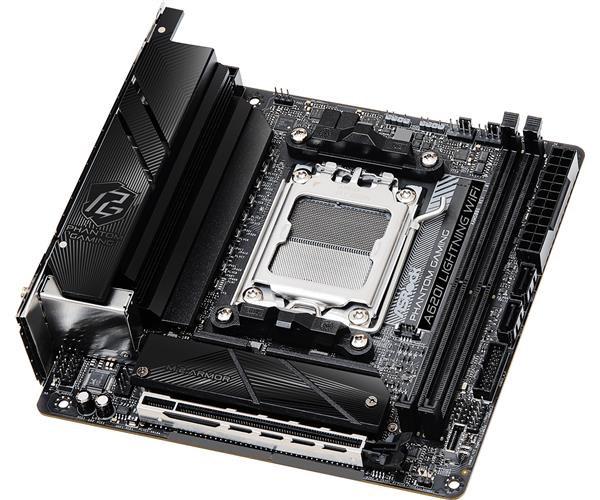 ASRock MB Sc AM5 A620I LIGHTNING WIFI, AMD A620, 2xDDR5, 1xHDMI, Mini-ITX3