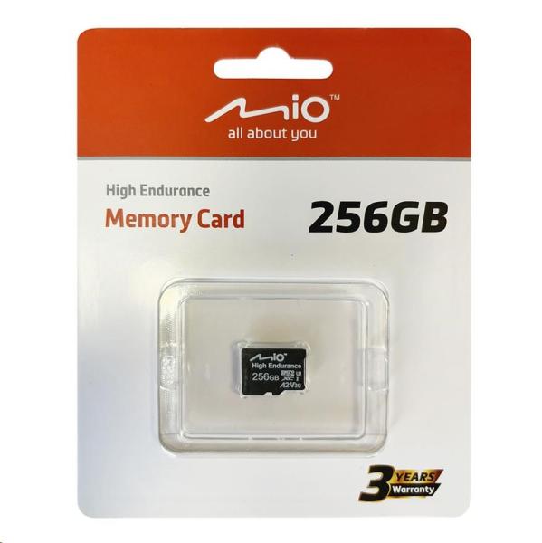 Mio 256 GB microSDXC, V30, U3, A2 paměťová karta2