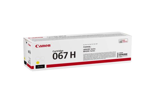 Canon TONER 067H žlutá pro i-SENSYS LBP631Cw,  LB (2350 str.) BAZAR/ POŠKOZENÝ OBAL