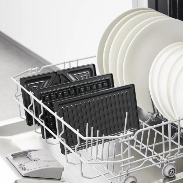 Tefal SW383D10 3v1 UltraCompact toustovač,  700 W,  vyměnitelné desky,  tousty,  vafle,  panini,  indikátor připravenosti7