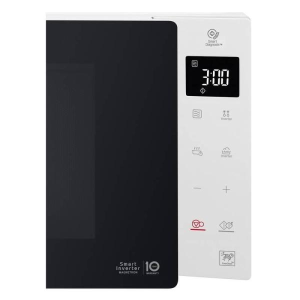 LG MS23NECBW mikrovlnná trouba,  1000 W,  23 l,  5 úrovní výkonu,  LCD displej,  rozmrazování,  bílá5