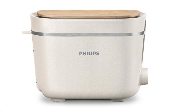 Philips HD2640/ 10 Eco Conscious Edition topinkovač,  830 W,  2 topinky,  regulace opékání,  rozmrazování,  držák na pečivo