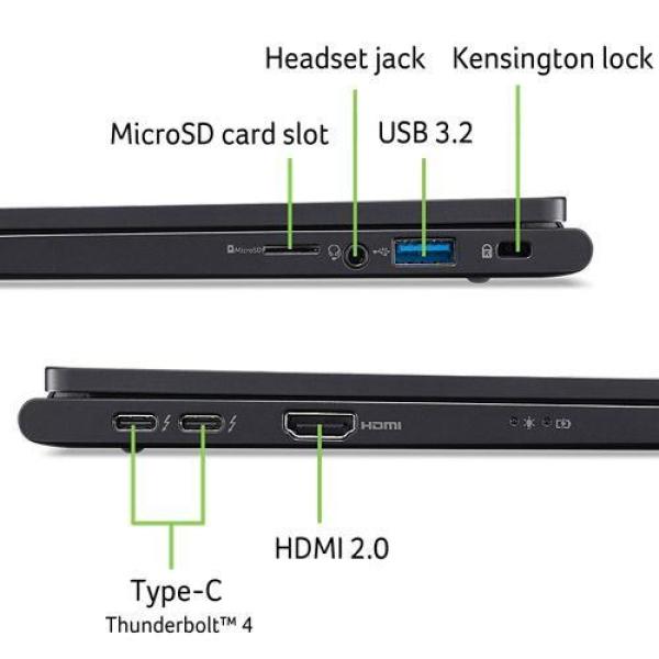 ACER NTB TravelMate P6 14 (TMP614-73T-TCO-74NJ), ICore Ultra 7 155H, 32GB, 1024 PMP4 SSD, IntelArc, Win11 Pro, Black7