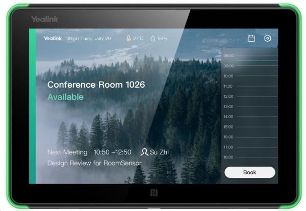 Yealink RoomPanel zariadenie na plánovanie rozvrhu miestnosti, 8" dotyk.obr.