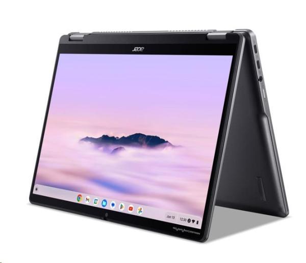 ACER NTB Chromebook Plus Spin 514 (CP514-4HN-36VY),  ICore 3 100U,  8GB,  256GB PM4 SSD,  Intel UHD,  Chrome,  Grey0