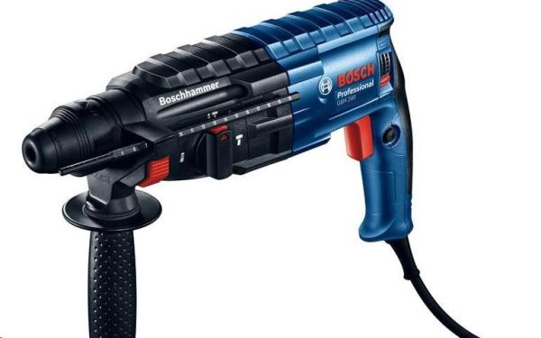 Bosch GBH 240 vrtací kladivo s SDS plus, 790 W, energie příklepu 2.7 J, hloubkový doraz, kufr