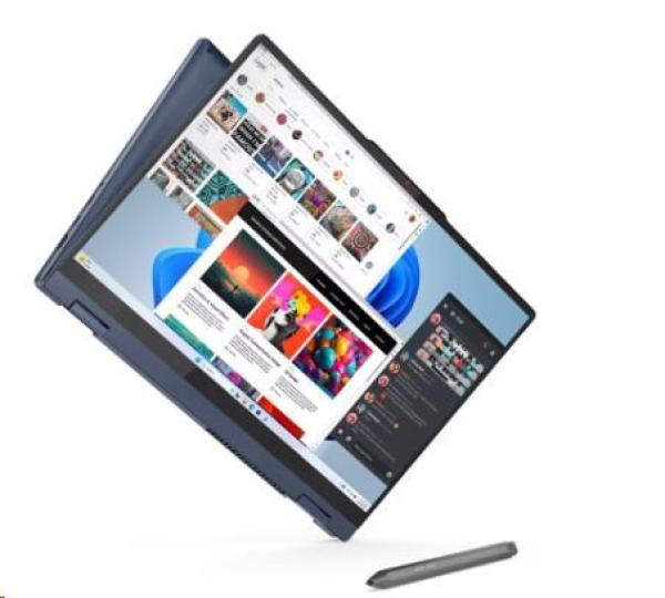 LENOVO NTB IdeaPad 5 2-in-1 16AHP9 - Ryzen™ 5 8645HS, 16" 2K OLED Touch, 16GB, 512SSD, HDMI, AMD Radeon™ 780M, BezOS, 2Y CC2