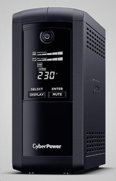 BAZAR - CyberPower Value PRO SERIE GreenPower UPS 1000VA/ 550W,  SCHUKO zásuvky - Po opravě (Náhradní krabice)