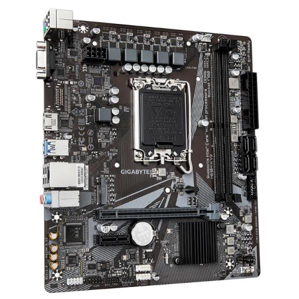 GIGABYTE MB Sc LGA1700 H610M H V2,  Intel H610,  2xDDR5,  1xHDMI,  1xVGA,  mATX2