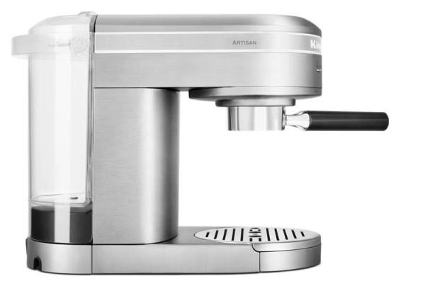 KitchenAid Artisan 5KES6503ESX kávovar pákové espresso, 1470 W, 15 bar, parní tryska, doubleshot, stříbrná4