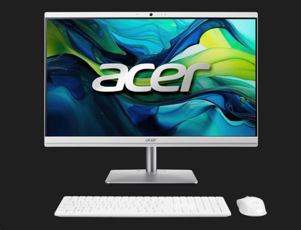 Acer Aspire/ C24-195ES/ 23, 8"/ FHD/ U5-125U/ 16GB/ 512GB SSD/ 4C-iGPU/ W11P/ White/ 1R